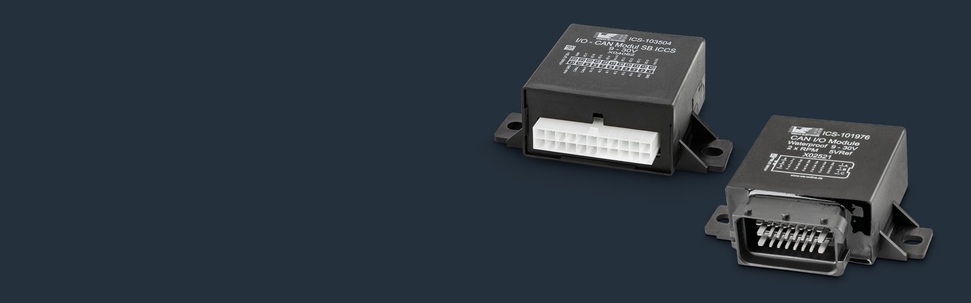 3 CAN I/O modules for flexible connection & mounting options