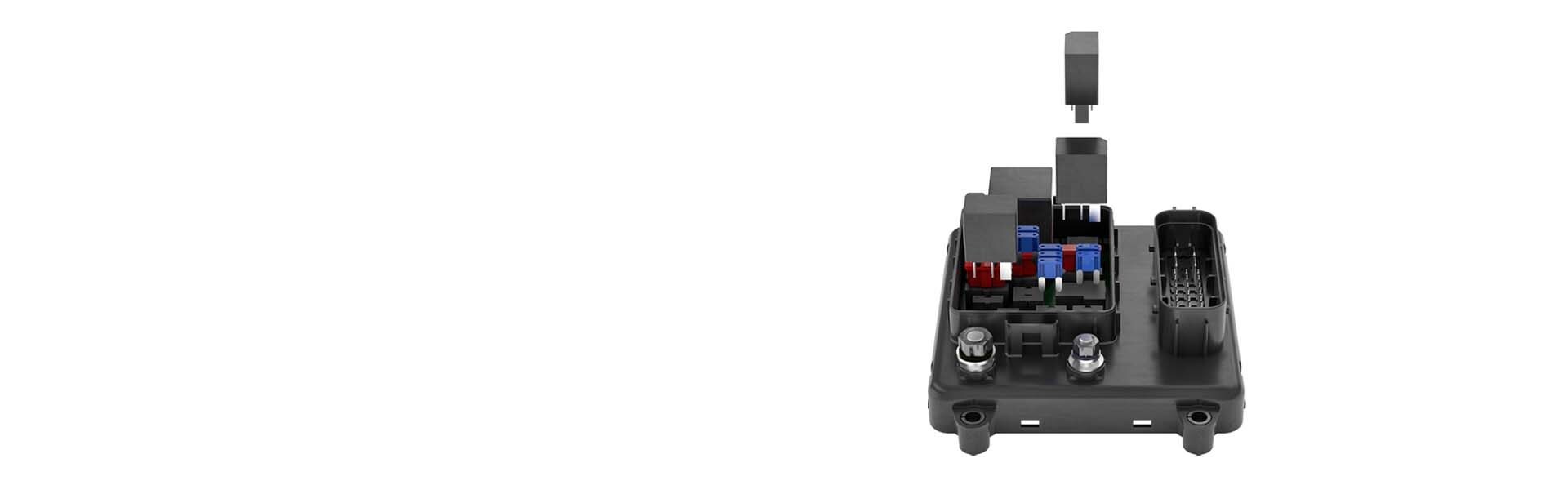 Power distributor reduces the complexity of the wiring harness