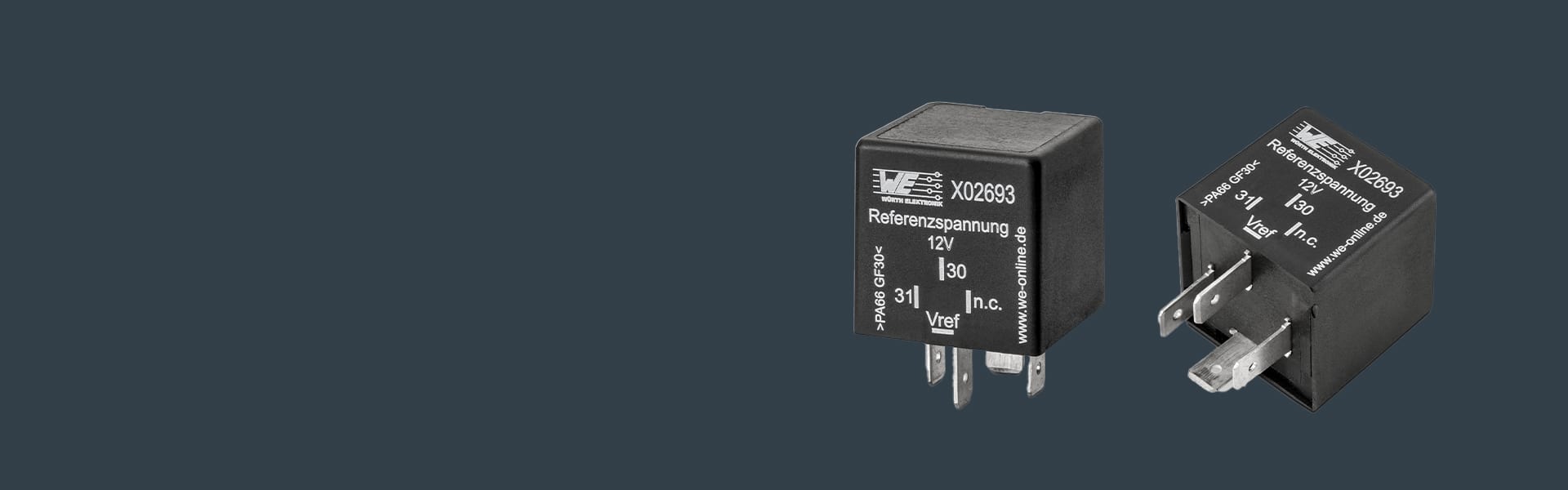 Reference voltage modules (5 V / 12 V versions) for 500 mA