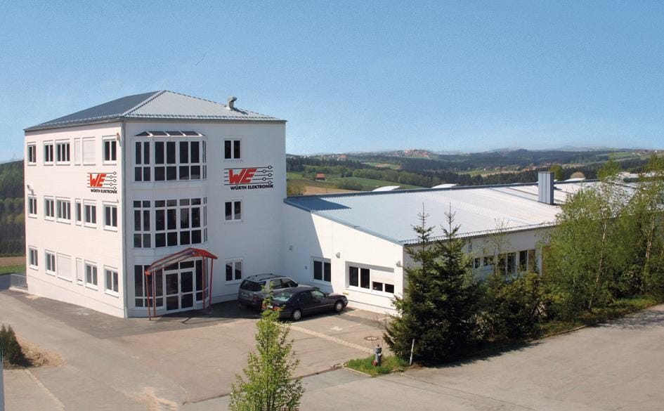 Company building of Würth Elektronik eiSos Location Thyrnau