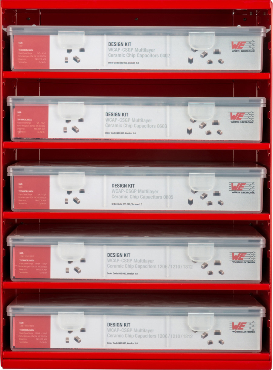 Alpha Rack Modul 6 Front Modul 6 MLCC - Multilayer-Keramik-Chipkondensatoren 742707006