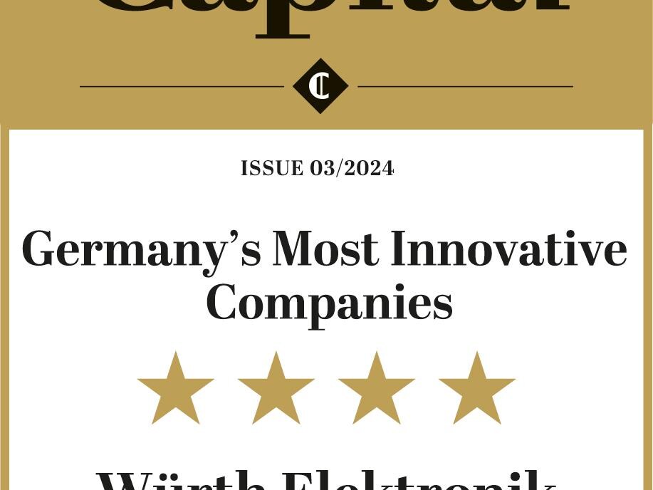 The seal of approval for the “Germany’s most innovative companies” award
