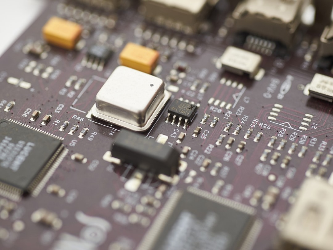 Oscillating Crystal on Circuit Board