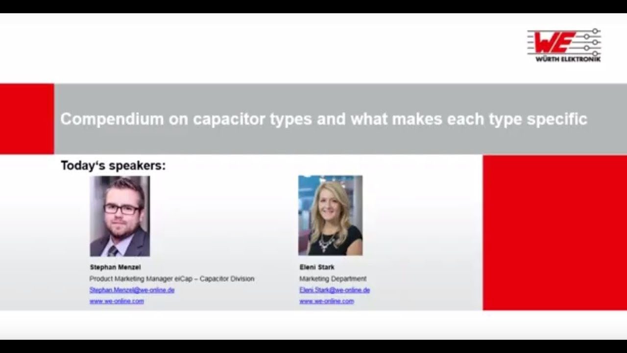 Compendium on capacitor types and what makes each type specific