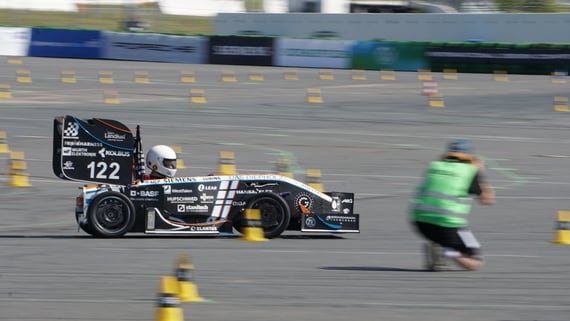 FSG 2024 Thumbnail A Formula Student Germany car in Action