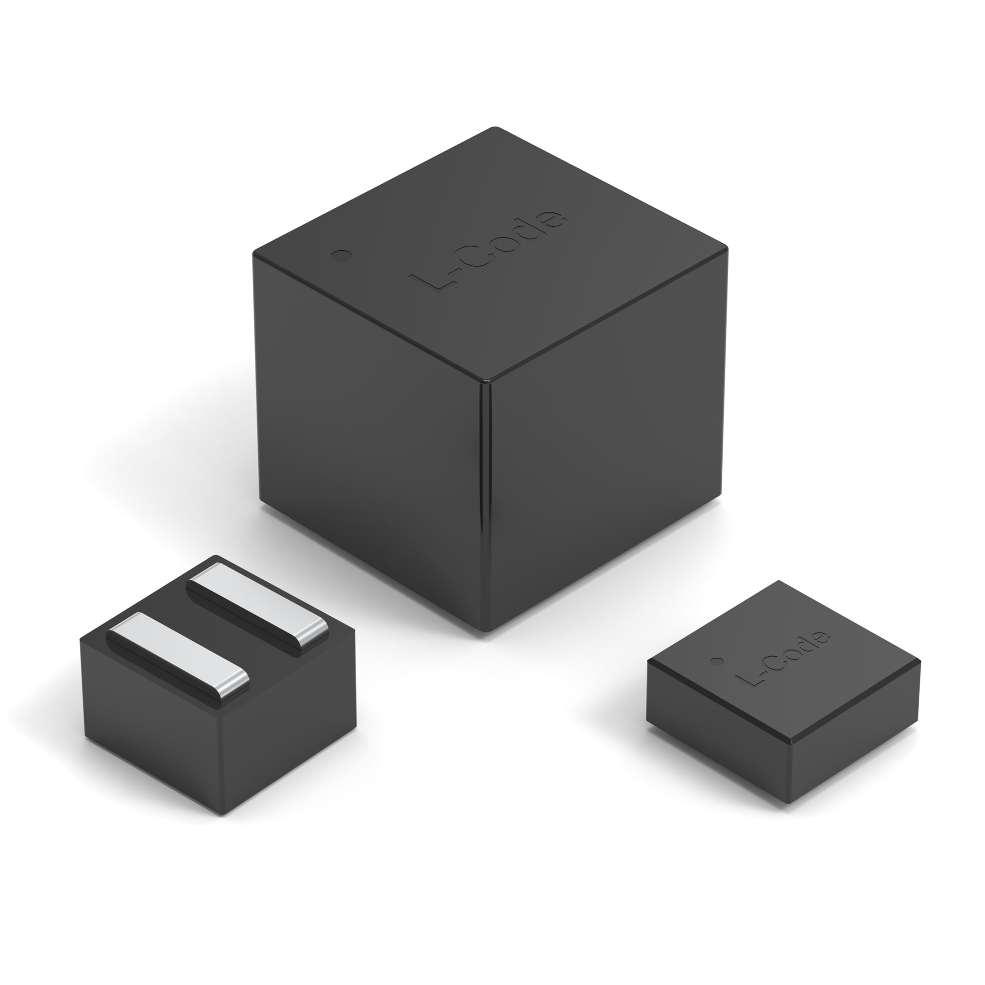 WE-XHMA Speicherdrossel Three different large square flat wire cores can be seen