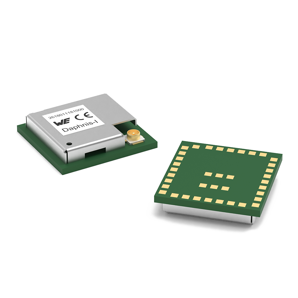 Daphnis-I A green radio module is visible from above and below
