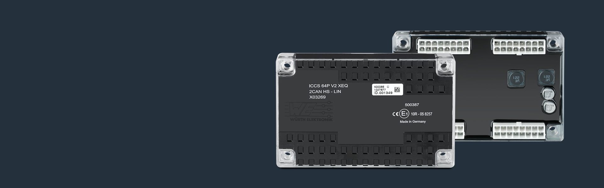 Product picture  ICCS 64P V2 CAN Controller