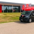 ICS Expo Van in front of the building in Waldzimmern