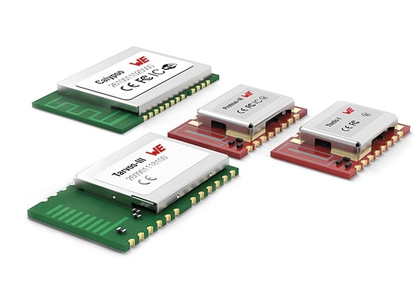 Wireless Connectivity Bauteile Wireless Connectivity und Sensoren Produktportfolio als Kollage