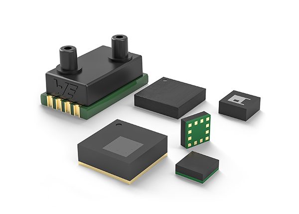 Sensoren verschiedener Größe aus verschiedenen Perspektiven