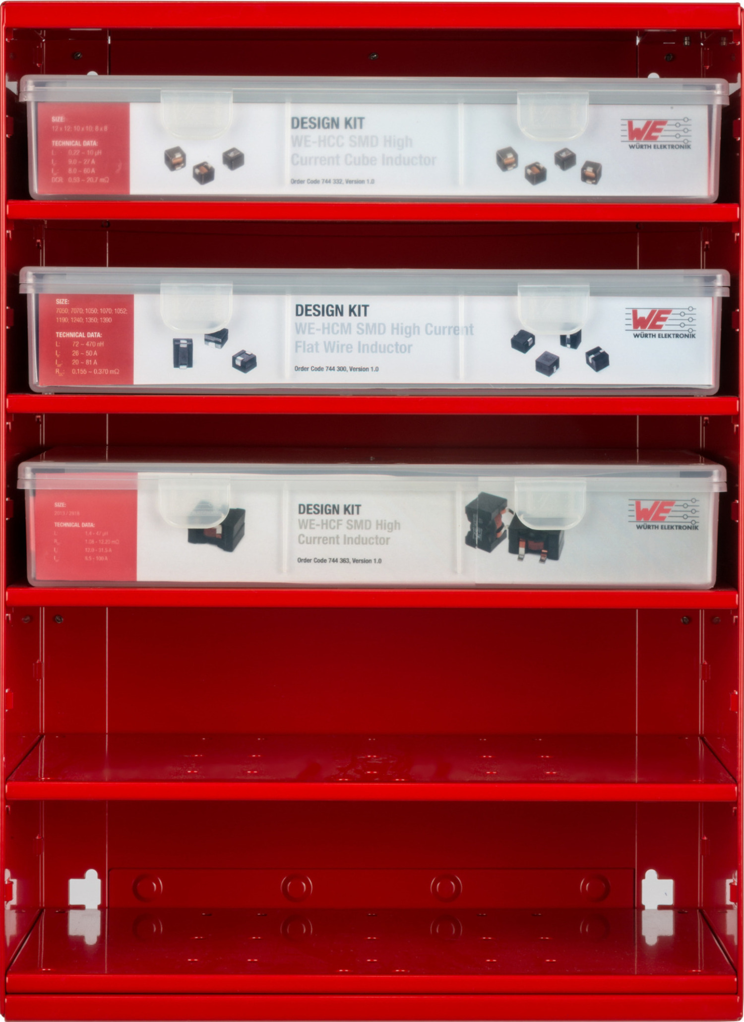 Alpha Rack Modul 11 Front Modul 11 SMD Hochstrominduktivitäten 742707011