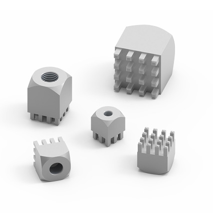 REDCUBE PRESS-FIT ASP REDCUBE PRESS-FIT ASP mit Innengewinde, mit glattem Innenprofil und mit Außengewinde