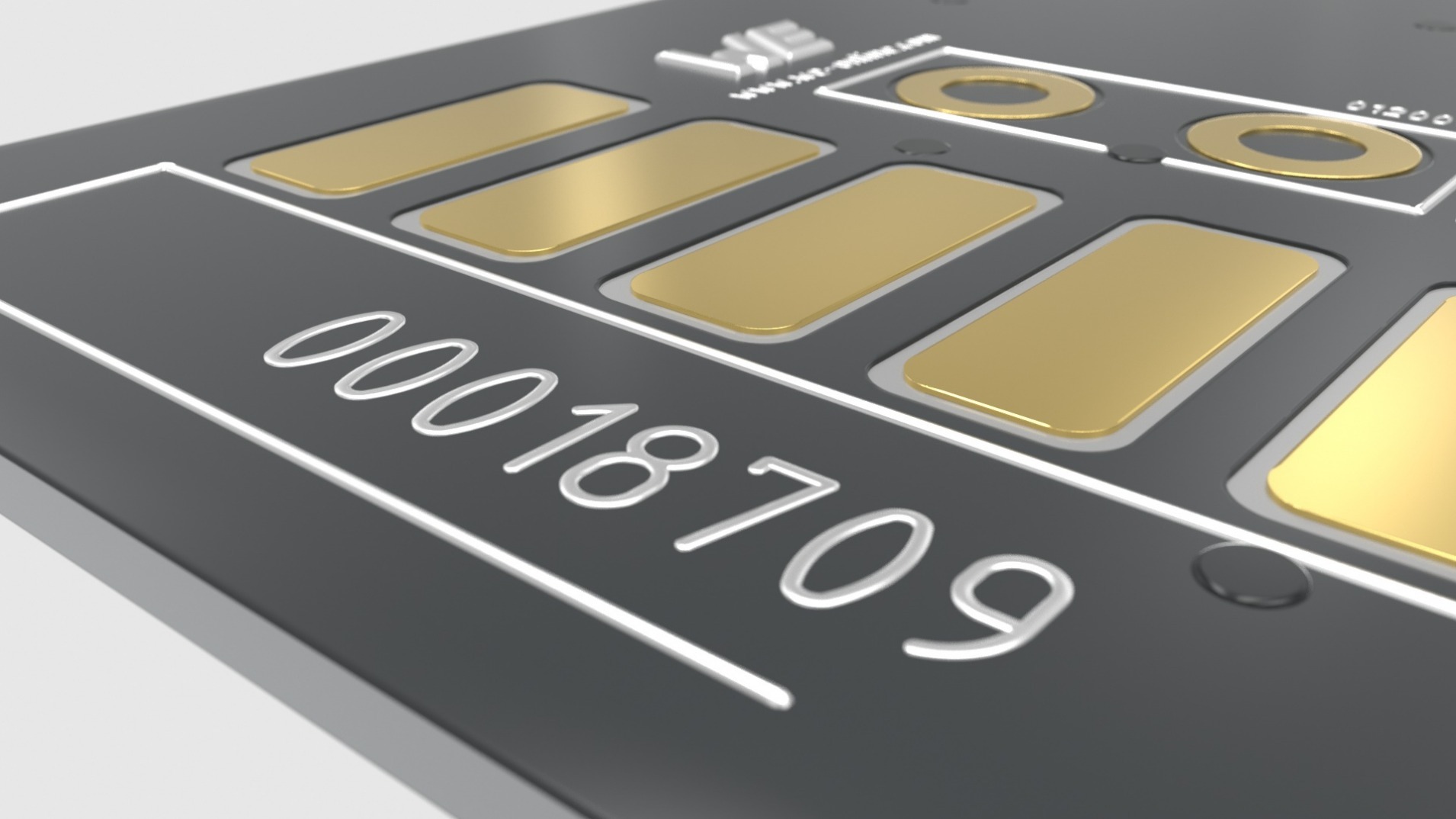 CBT Capability Lacquers and Ink Rendering of a printed circuit board with focus on process lacquers and inks