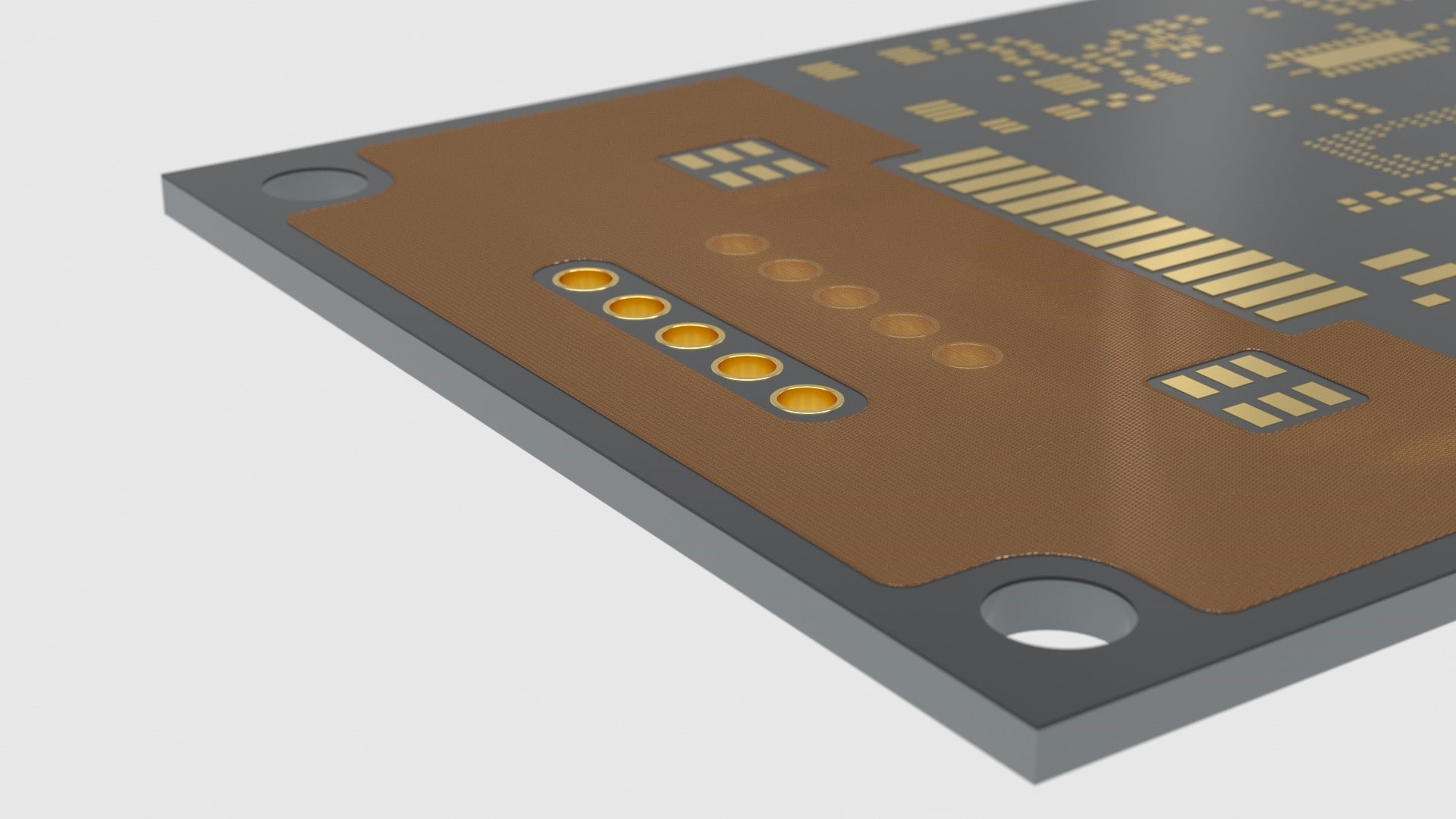 CBT Capability Insulation Foil Printed circuit board with partially bonded coverlay film as insulation