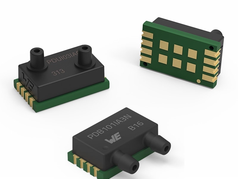 A picture of the WSEN-PDUS differential pressure sensors