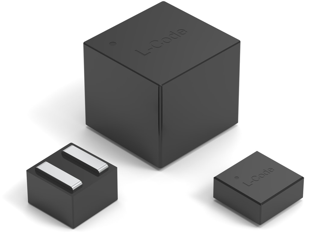 Schwarze Bauteile WE-XHMI auf weißem Hintergrund