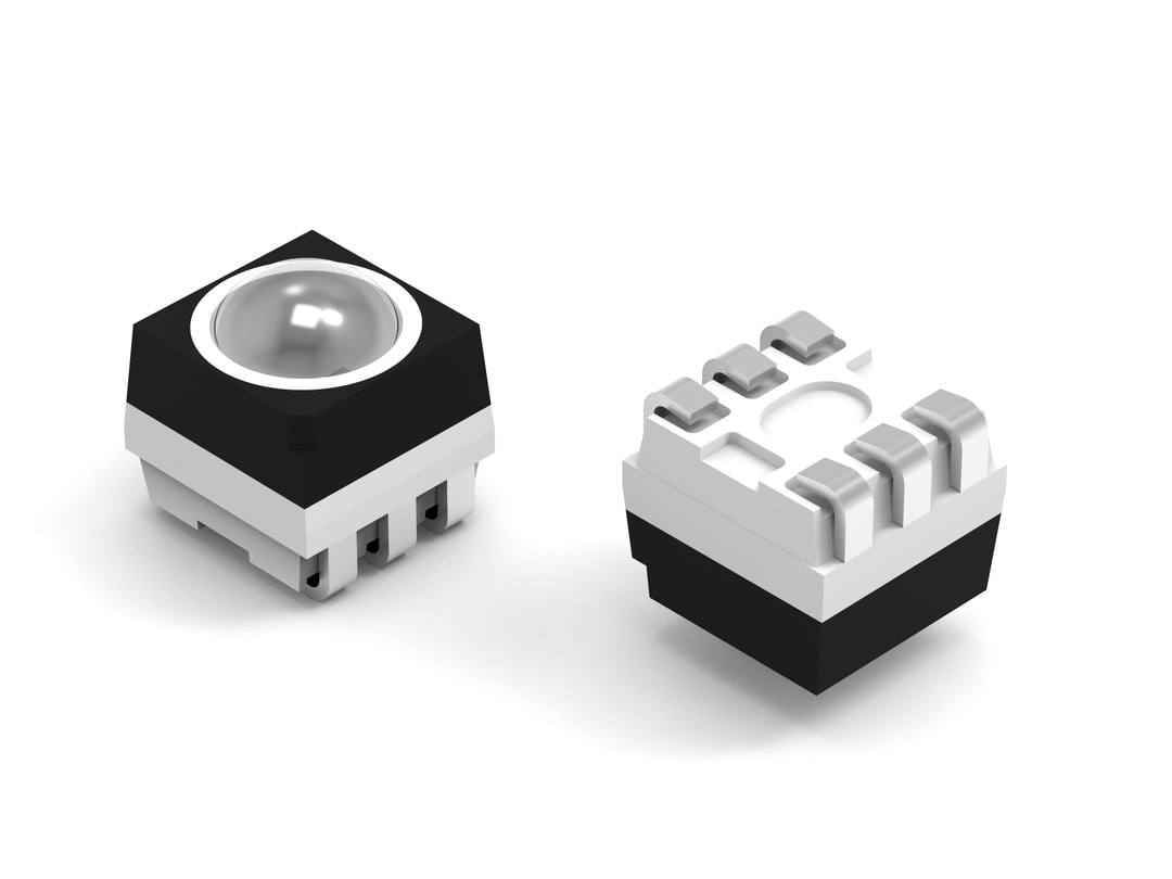 Even light from a miniaturized LED: WL-SFTD SMT Full-color Top LED with dome lens in the 2828 package