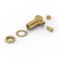 WR-SMA Right Angle Bulkhead Jack Cable Connector