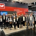 Würth Elektronik booth staff