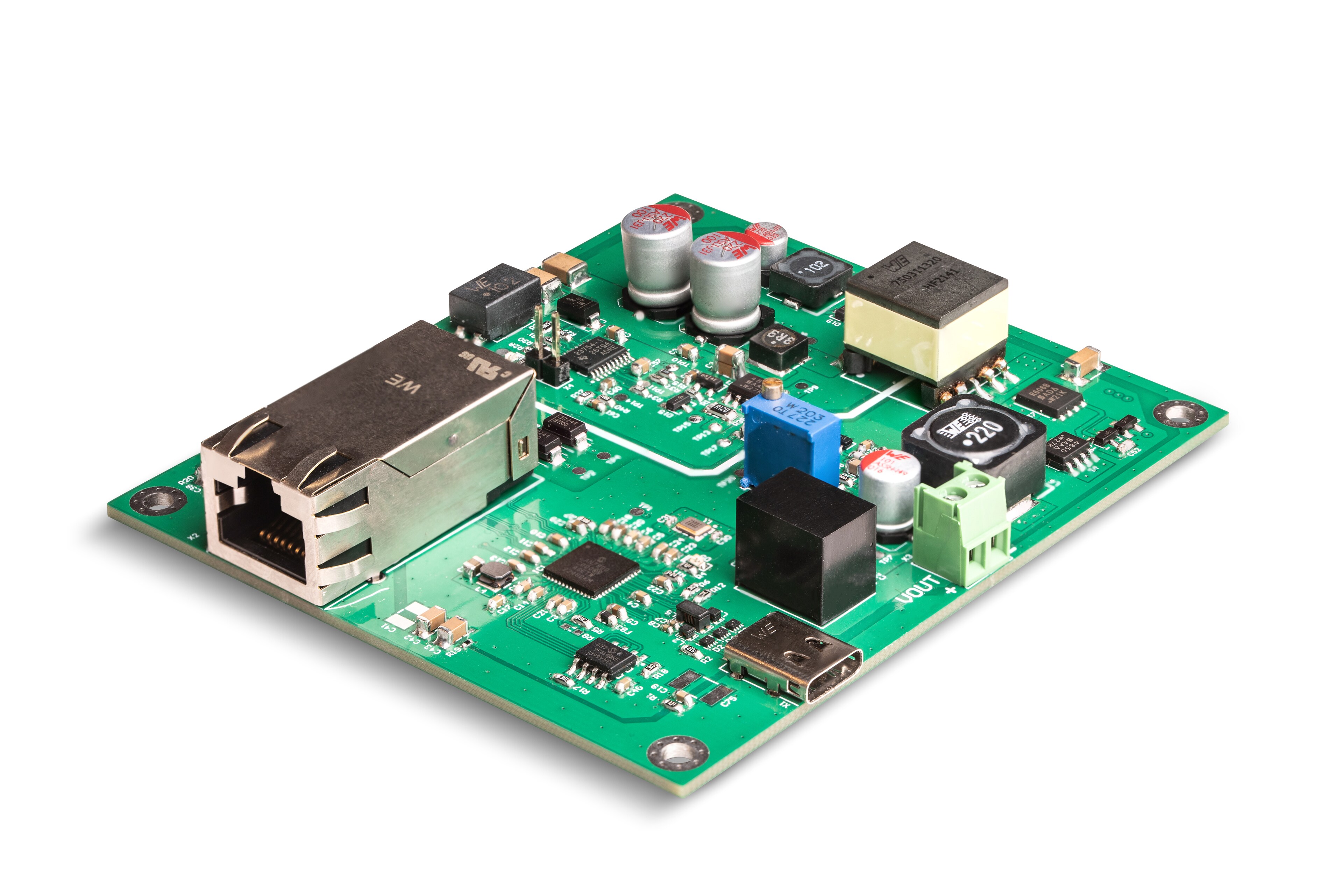 Gb poe ethernet usb adapter for industrial use with an emc perspective