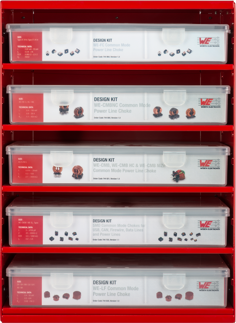 Alpha Rack Modul 3 Front Modul 3 EMV: Stromkompensierte Drosseln 742707003