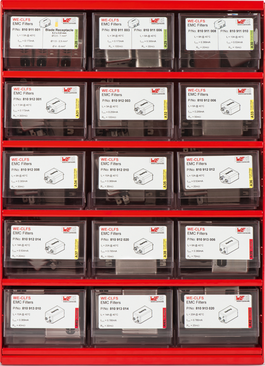 Alpha Rack Module 15 Front Module 15 EMV: Line Filters 742707015