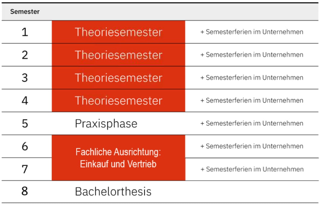 Beschreibung des Bachelorprogramms Bachelor of Science (HS) StudiumPlus Praxis - Wirtschaftsingenieurwesen  Bachelor of Science (HS) Studium mit vertiefter Praxis - Wirtschaftsingenieurwesen