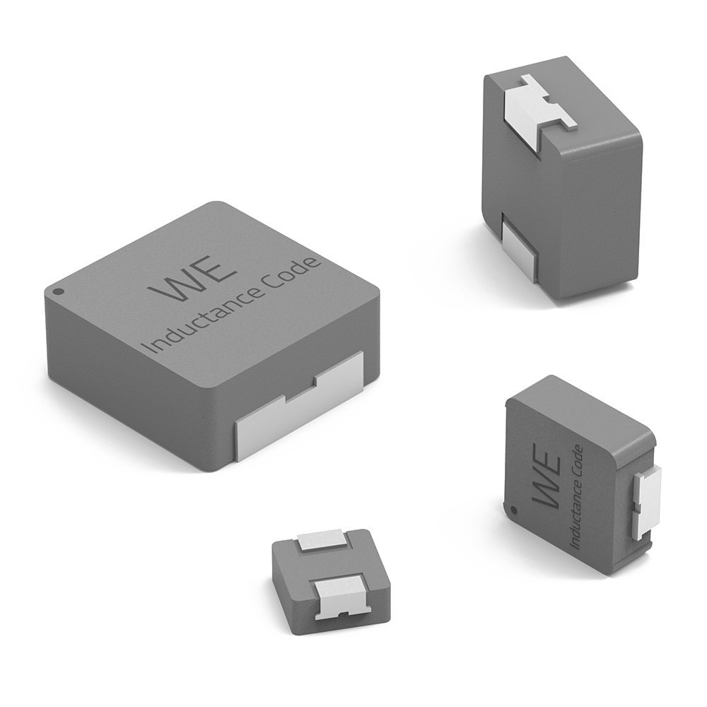 WE-LHCA WE-LHCA low profile high current inductor with a shielded construction and distributed air gap in iron alloy powder from Würth Elektronik