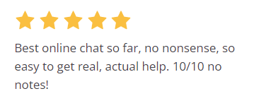 Feedback Chat Sterne und Kommentar zum Chat