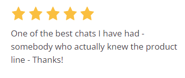 Feedback Chat Sterne und Kommentar zum Chat