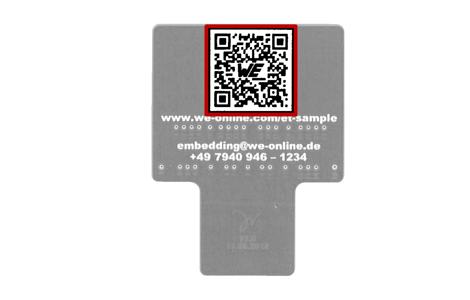 WE CBT Collage DEVICE.embedding Handmuster WE.embed, QR Code WE CBT Collage Device.embedding Handmuster USB im Detail