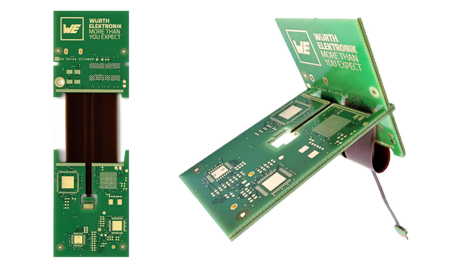 WE CBT Collage RIGID.flex Sample WE.flextwo, mechatronic WE CBT Collage RIGID.flex Sample WE.flextwo in detail