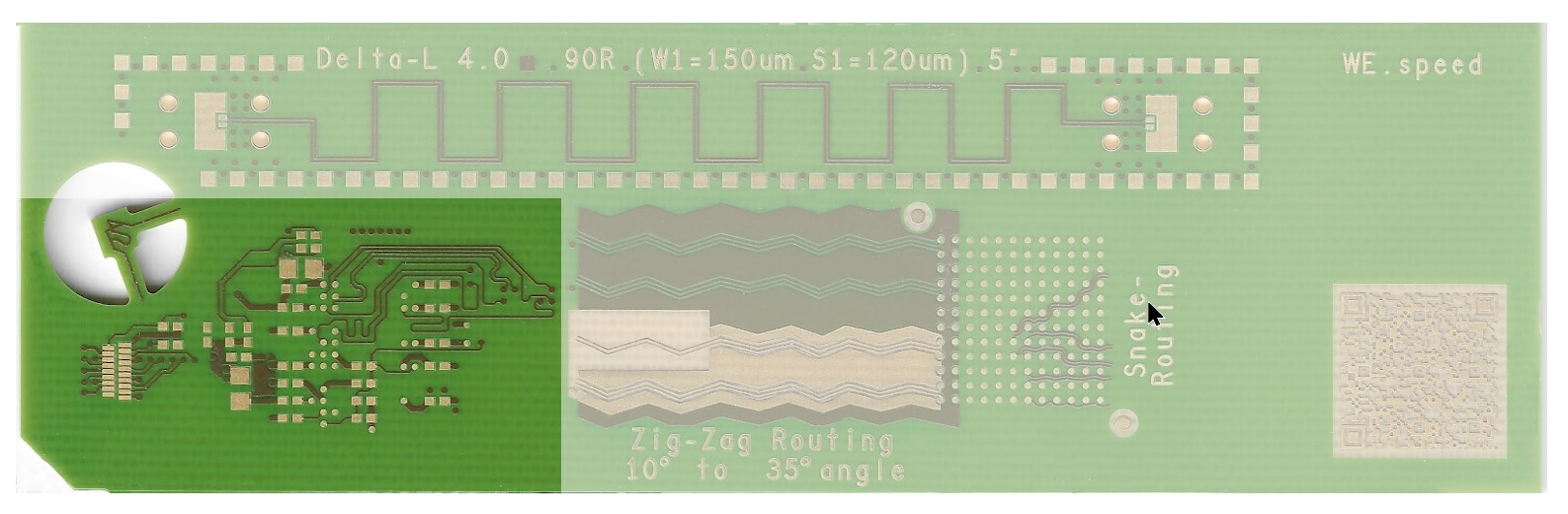 WE CBT Collage HIGH.speed physical PCB Sample WE.speed-HDI WE.speed accordion HIGH.speed physical PCB sample WE.speed in detail