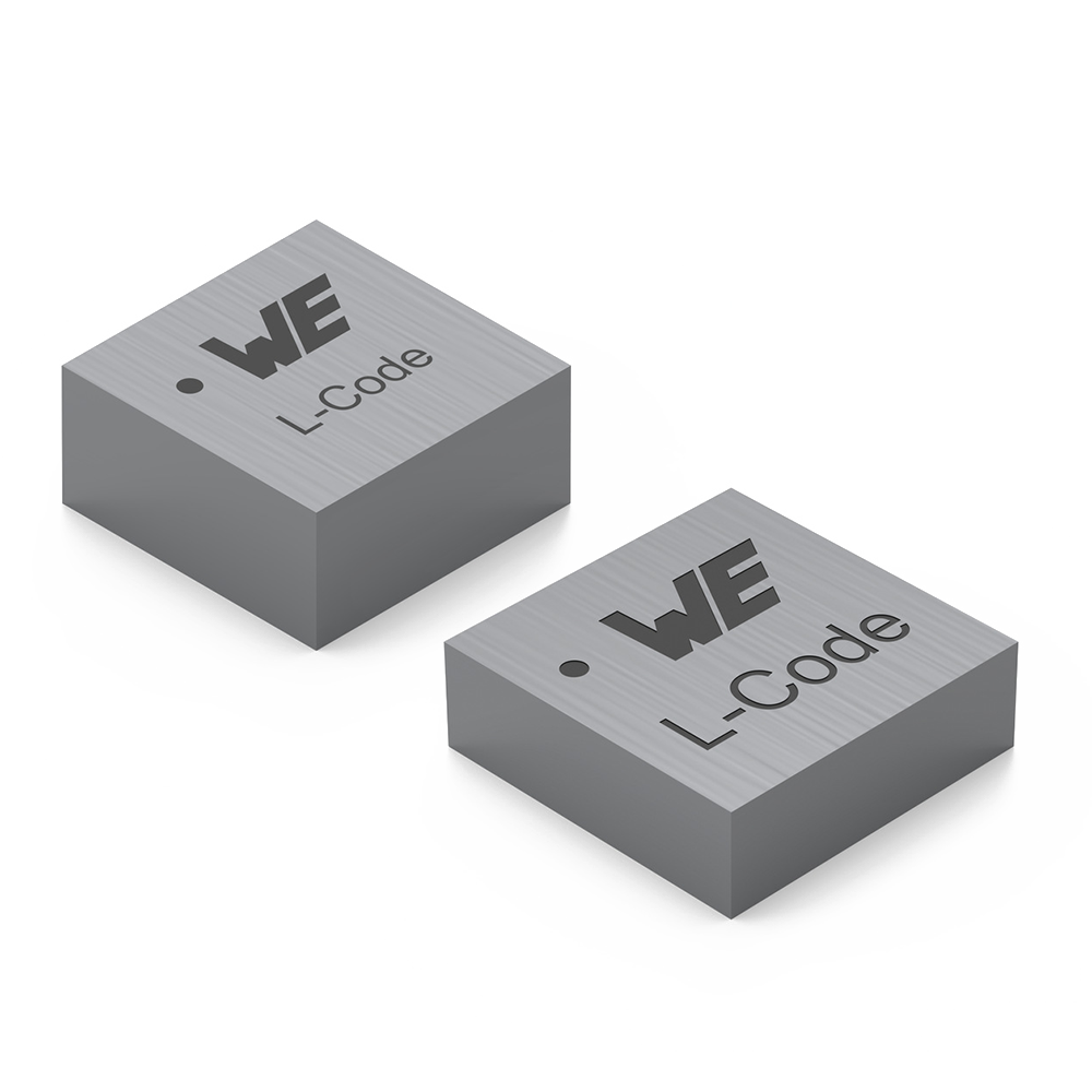 WE-MAPI Two grey power inductors of different sizes can be seen