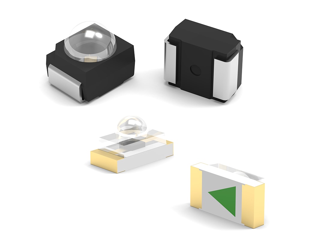 LEDs with focused emission