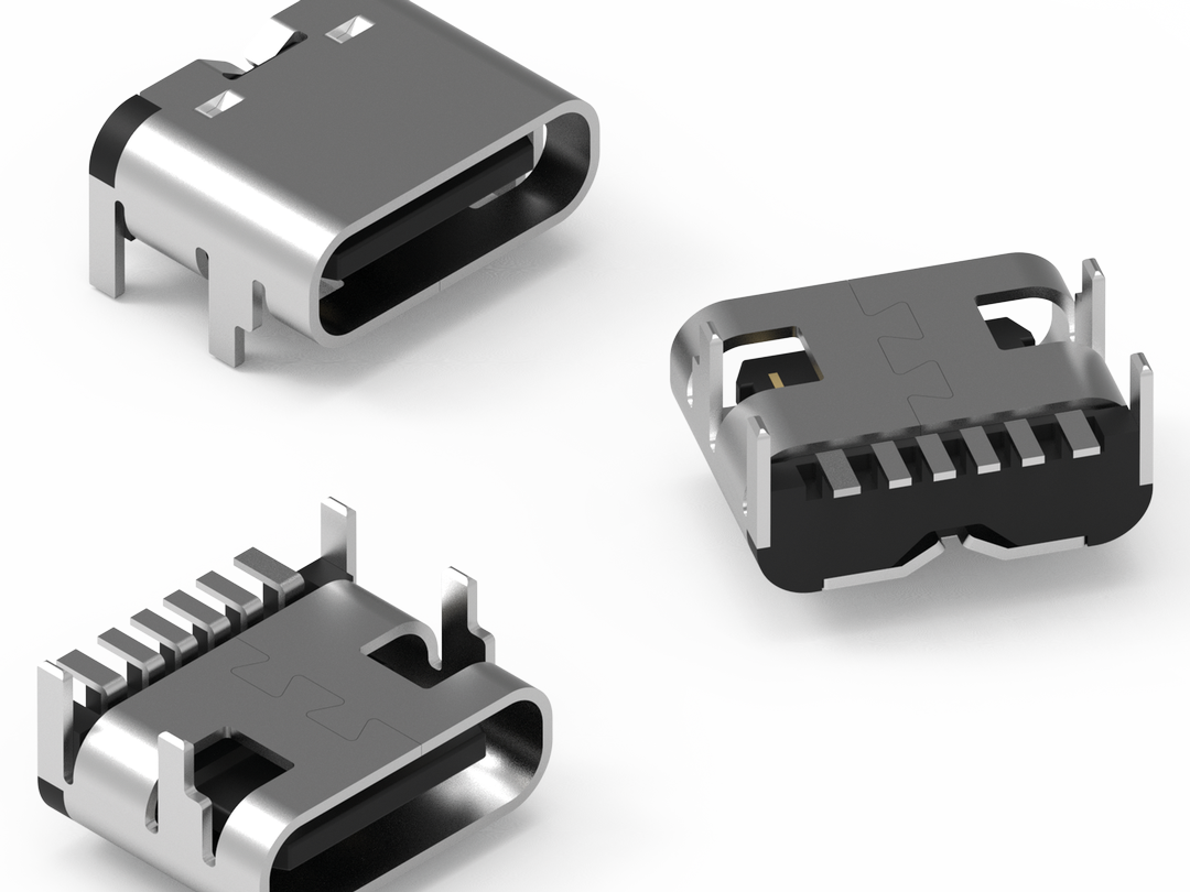 USB socket WR-COM USB 3.1 PD Type C – Power Only SMT