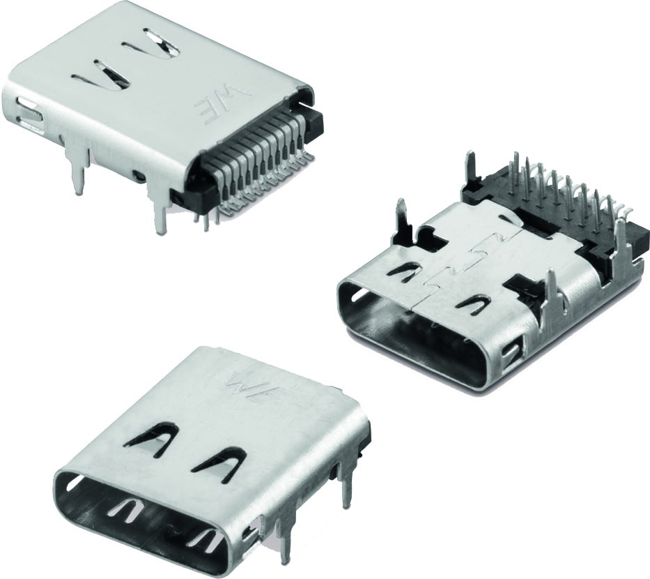 USB Connectors WR-COM USB3.1 Type C SuperSpeed+ Rcpt, 632723300011 - Pack of 20
