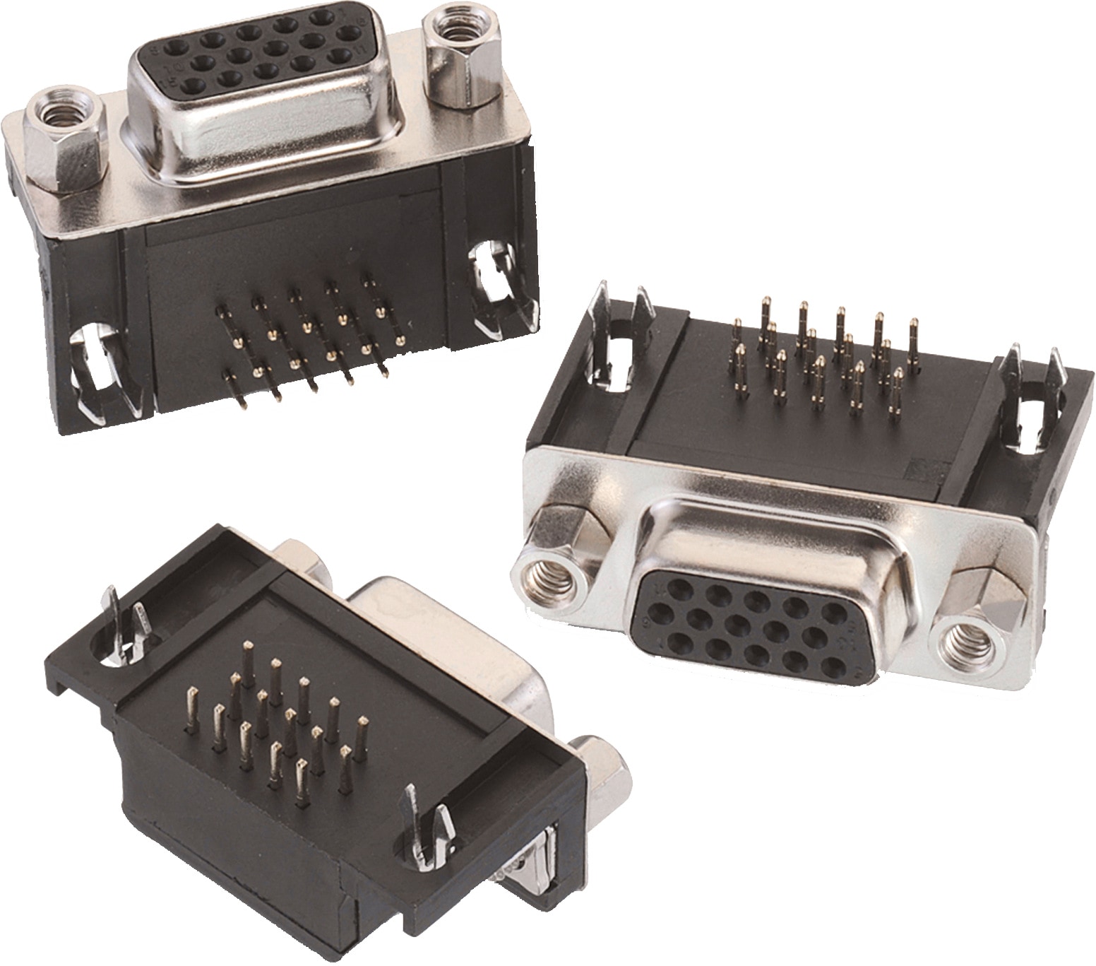 Wr Dsub Female High Density Angled Pcb Connector W Hex Screw Electromechanical Components Wurth Elektronik Product Catalog