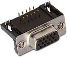 Wr Dsub Male High Density Angled Pcb Connector W Hex Screw Electromechanical Components Wurth Elektronik Product Catalog