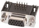 Wr Dsub Male High Density Angled Pcb Connector W Hex Screw Electromechanical Components Wurth Elektronik Product Catalog