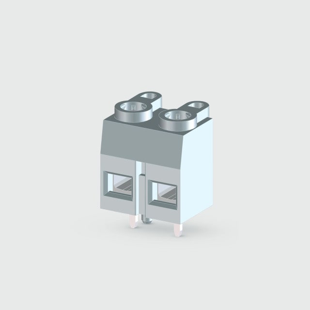 Terminal block with customized housing shape according to customer specification