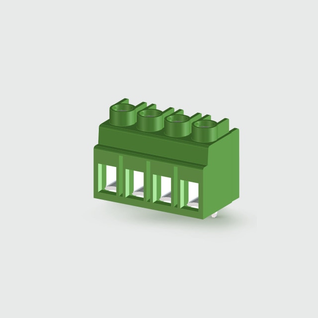 Terminal block with customized housing shape according to customer specification