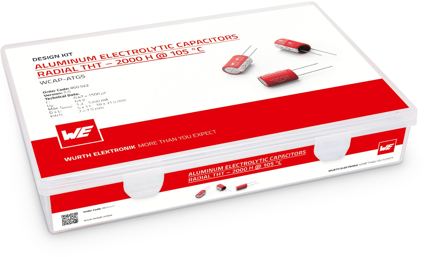 Design Kit WCAP-ATG5 Aluminium Electrolytic Capacitors