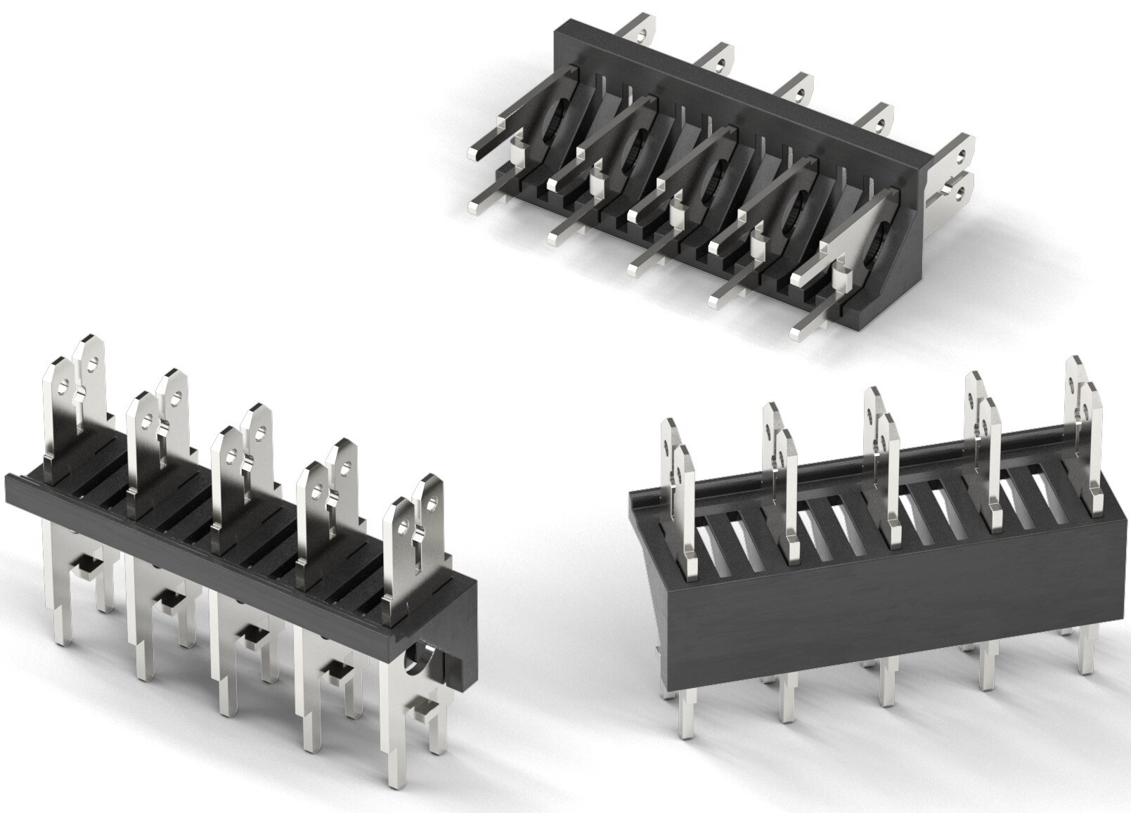 WR-FAST 7.62 mm THT Male Header Vertical Blade 2863 