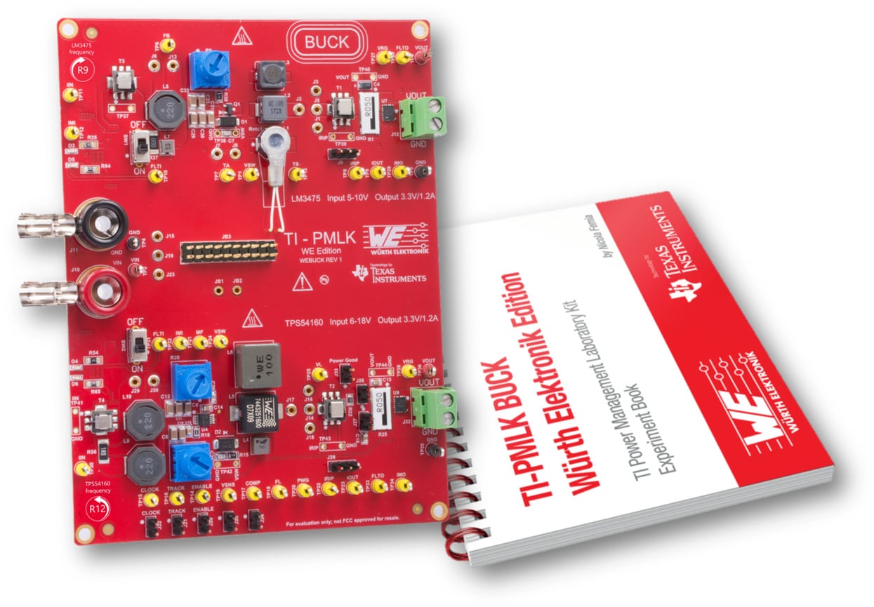 Learning Kit TI-PMLK Würth Elektronik Edition, Passive Components