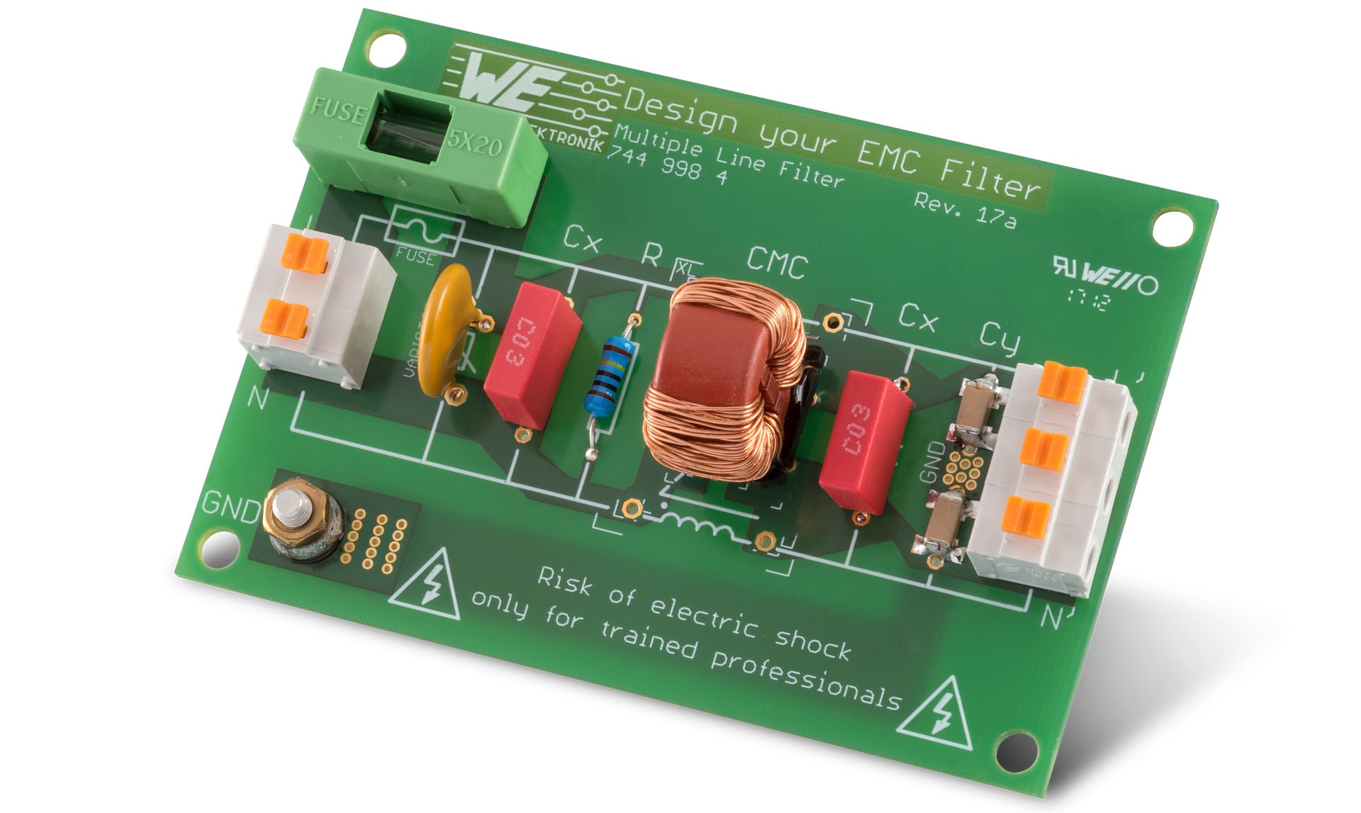 Evaluation Board Multiple Line Filter