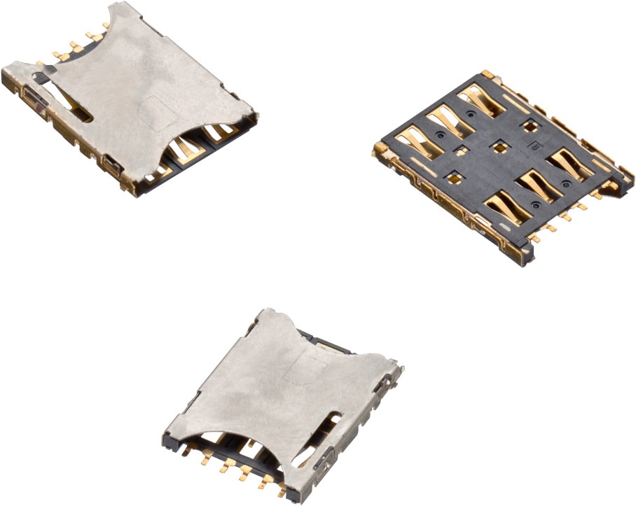 WR-CRD Nano SIM Card Connector, Electromechanical Components