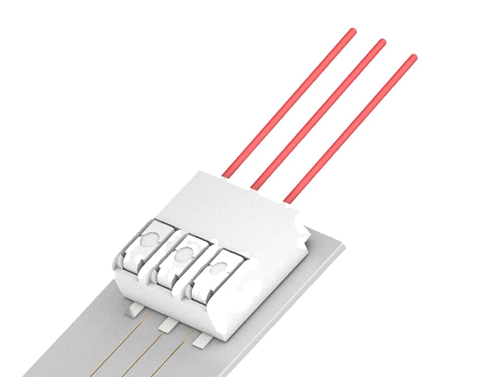 Easy accessible connector for wire connection