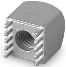 WP-BUTR REDCUBE PRESS-FIT with internal thread, two-rows, Electromechanical Components